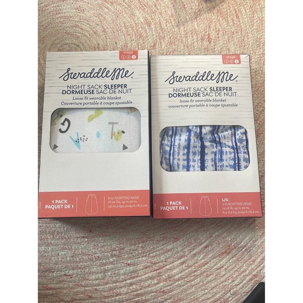 (2) NWT Swaddle Me Sleep Sacks